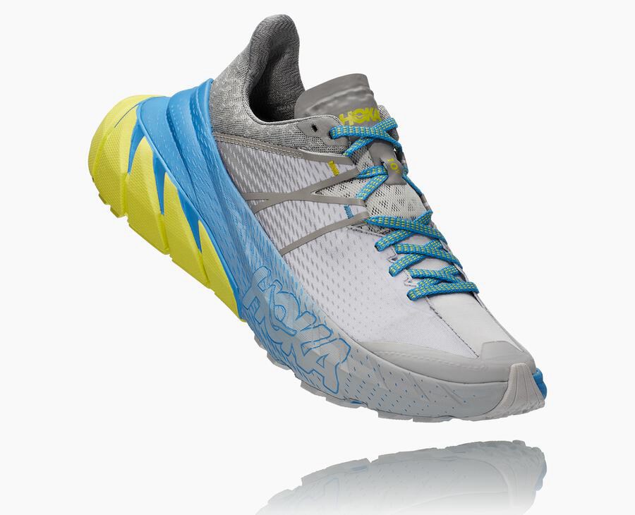 Tenis Hoka One One Trail Hombre Grises - Tennine - TABE38021